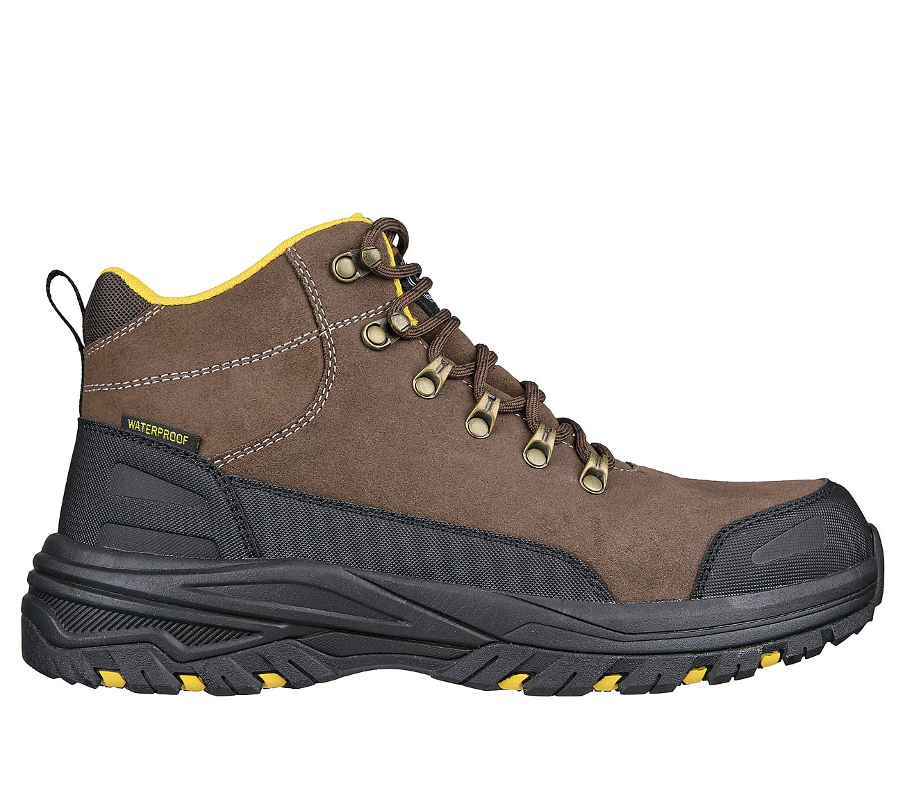 Skechers Men's 200091 Dezful Construction Shoe Size 7 Wide Brown