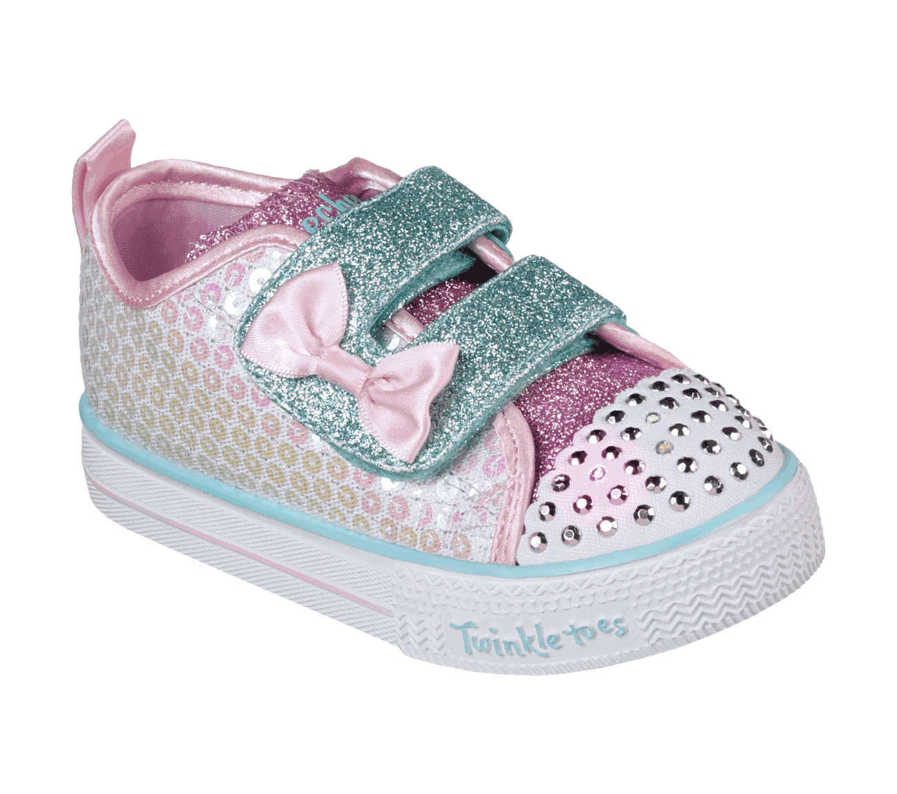 Buy SKECHERS Twinkle Toes: Shuffle Lite - Mini Mermaid S-Lights Shoes ...