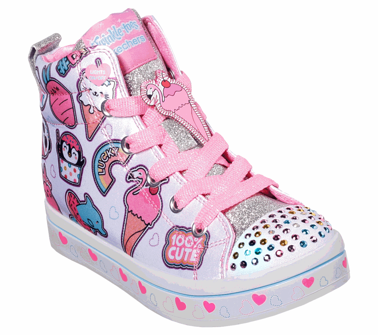 Buy SKECHERS Twinkle Toes: Twi-Lites - Character Sweets S-Lights Shoes