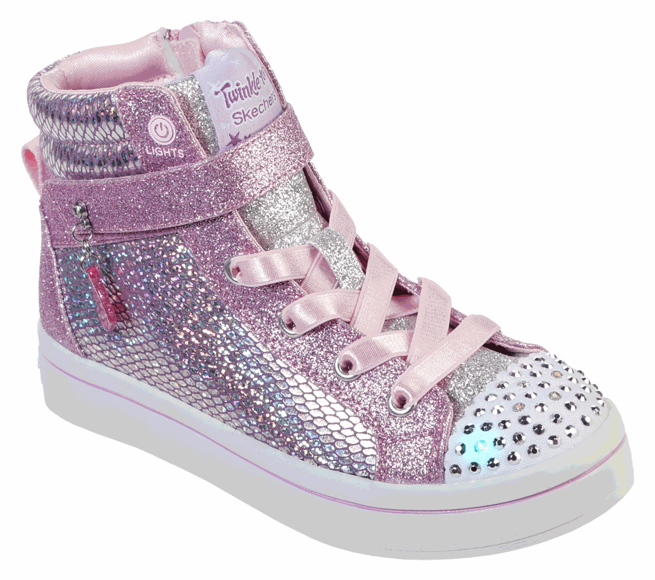 Details about Skechers Girls' Twinkle Toes Twi Lites Glitter Up Shoe ...