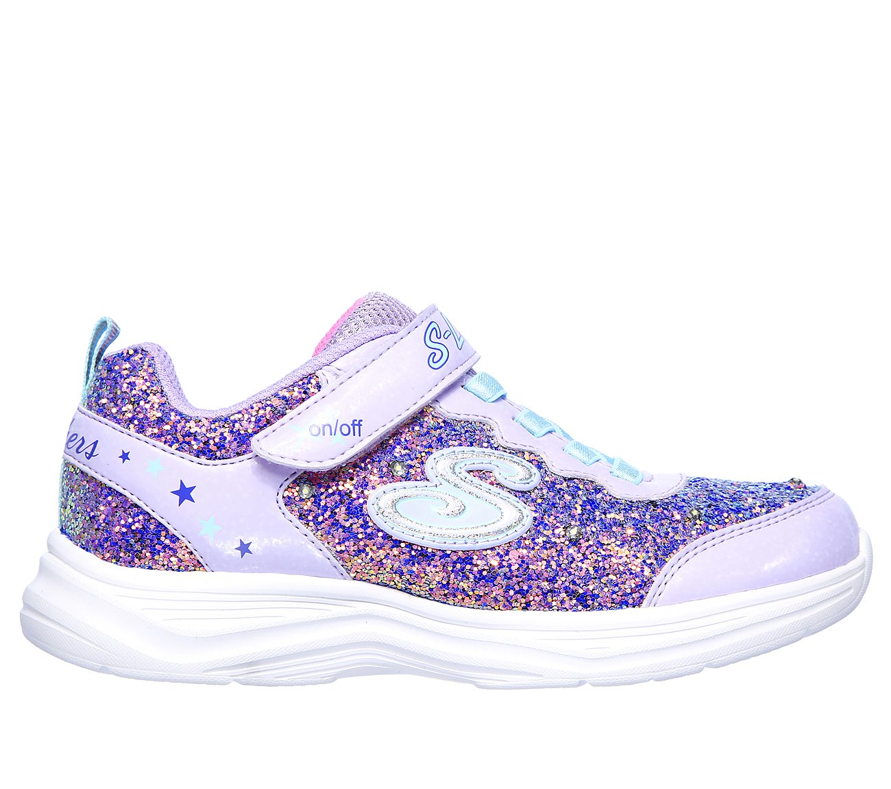 Glitter N' Glow SKECHERS S-Lights Shoes