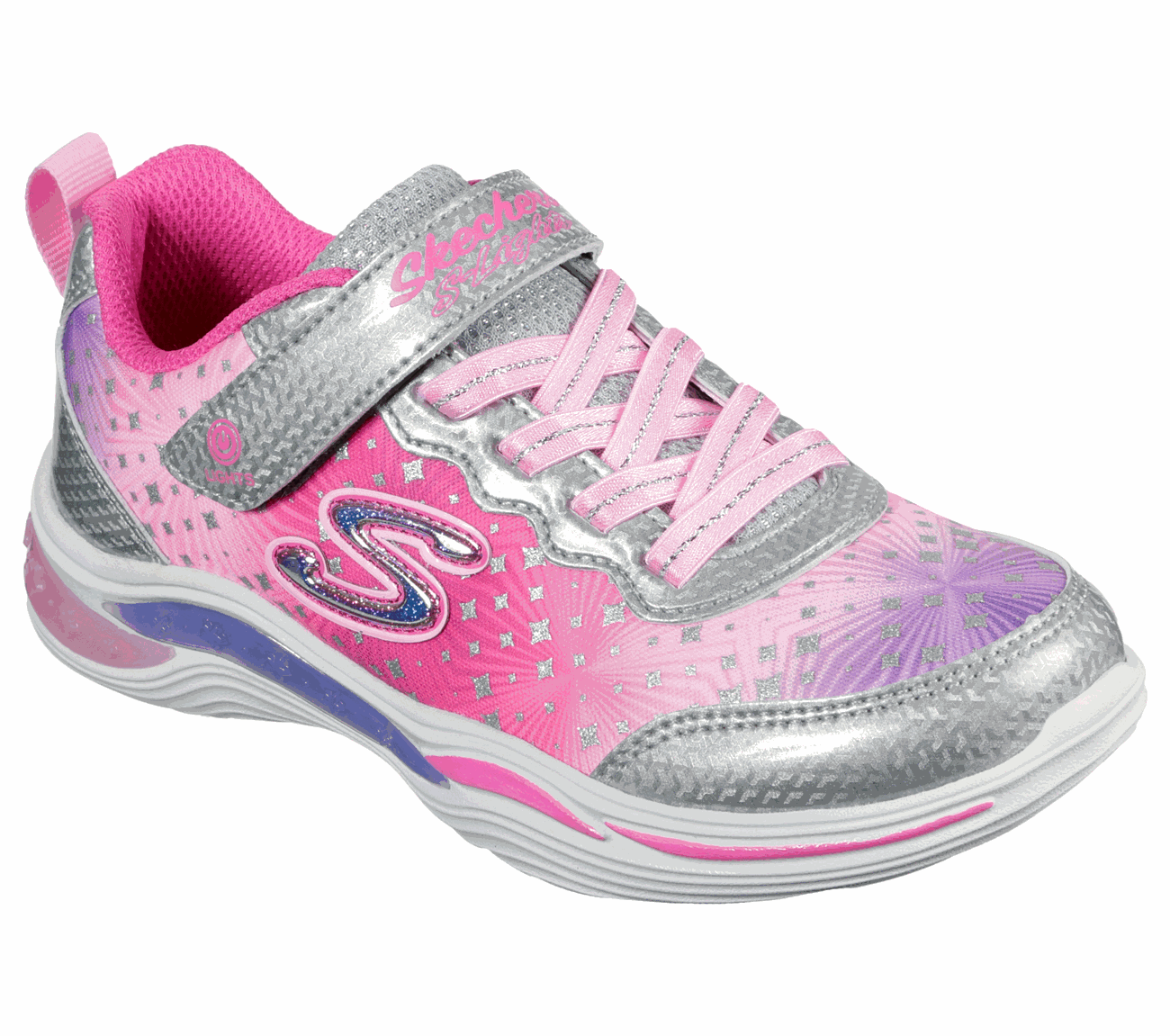 Painted Daisy SKECHERS S-Lights Shoes