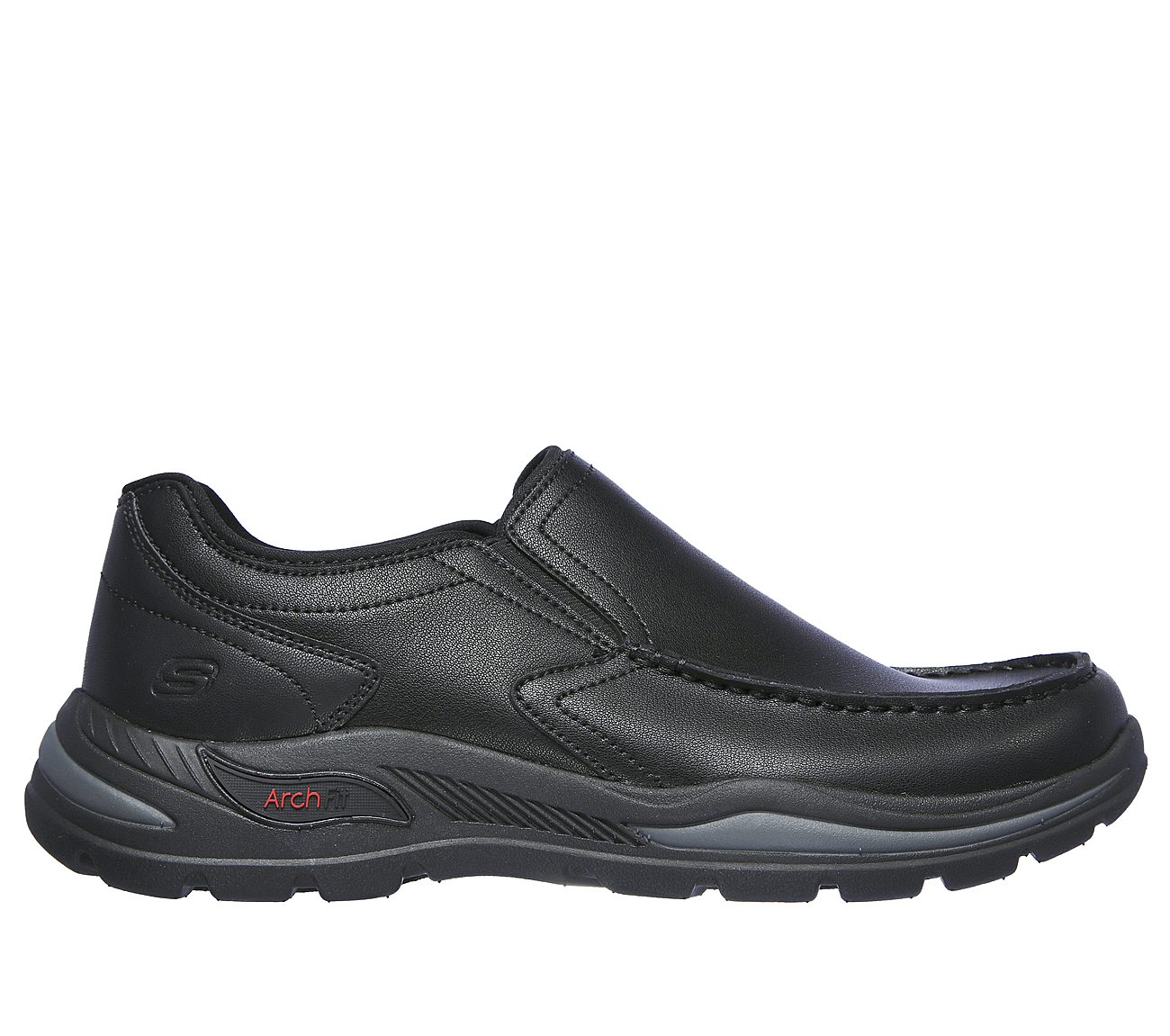 skechers all leather shoes