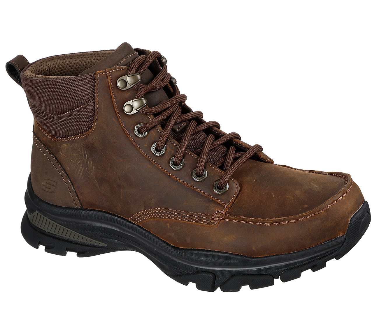 skechers relaxed fit marron