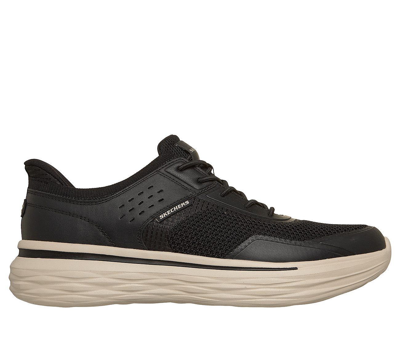 Skechers Slip-ins Relaxed Fit: Nevarro - Tavo — BLACK