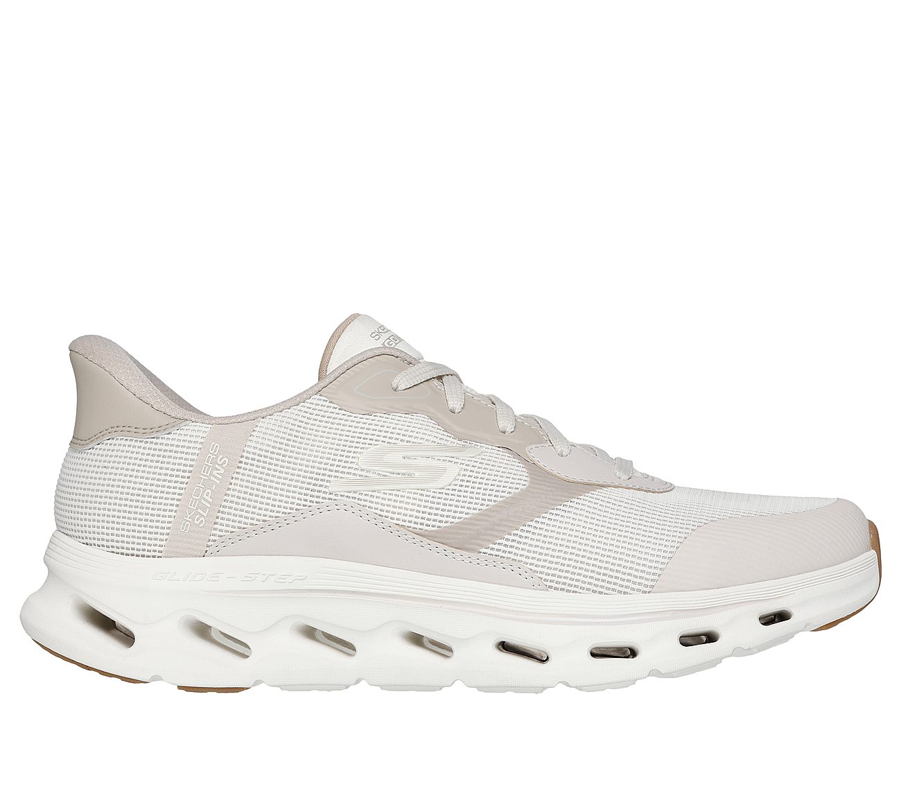 Skechers Slip-ins: GO WALK Glide-Step 2.0 - Zac — OFF WHITE