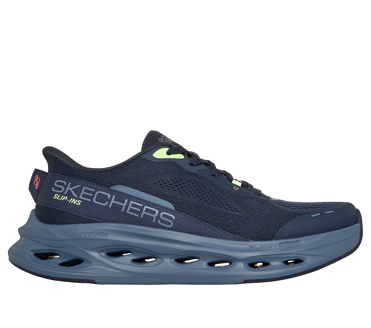 Skechers Slip-ins: Max Cushioning Glide-Step - Advert — NAVY