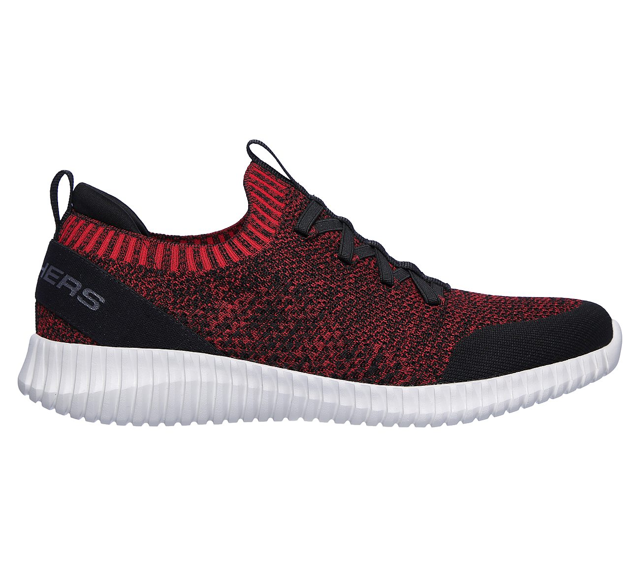 skechers stretch knit red