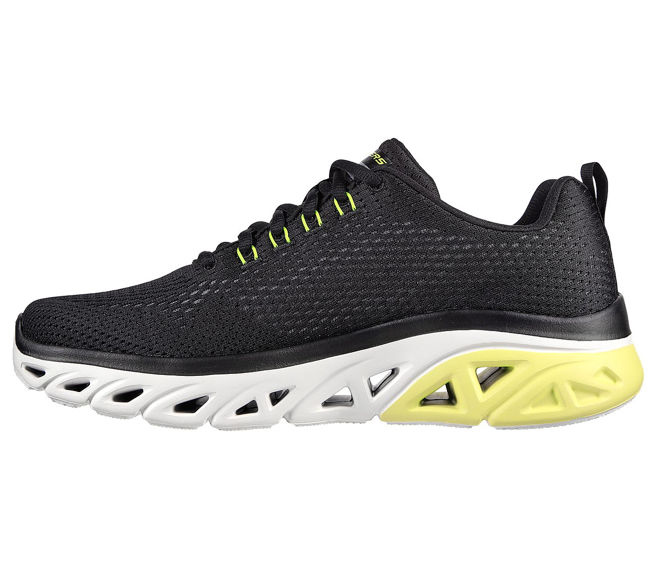 skechers glide step sport wave heat yellow