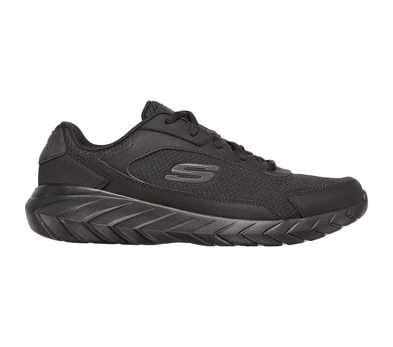 Skechers overhaul hotsell black running shoes