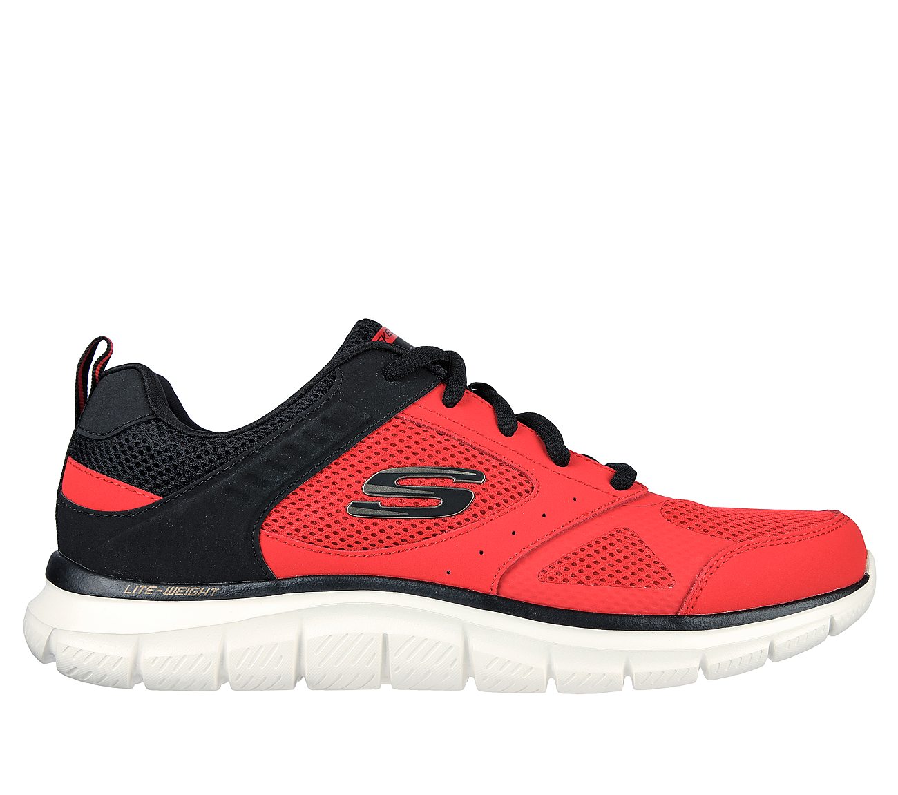 Zapatillas Deportivas Caminar Hombre Skechers 232301_RDBK Rojas con  Elásticos