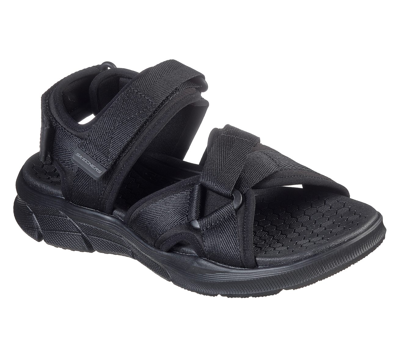skechers sandals negro