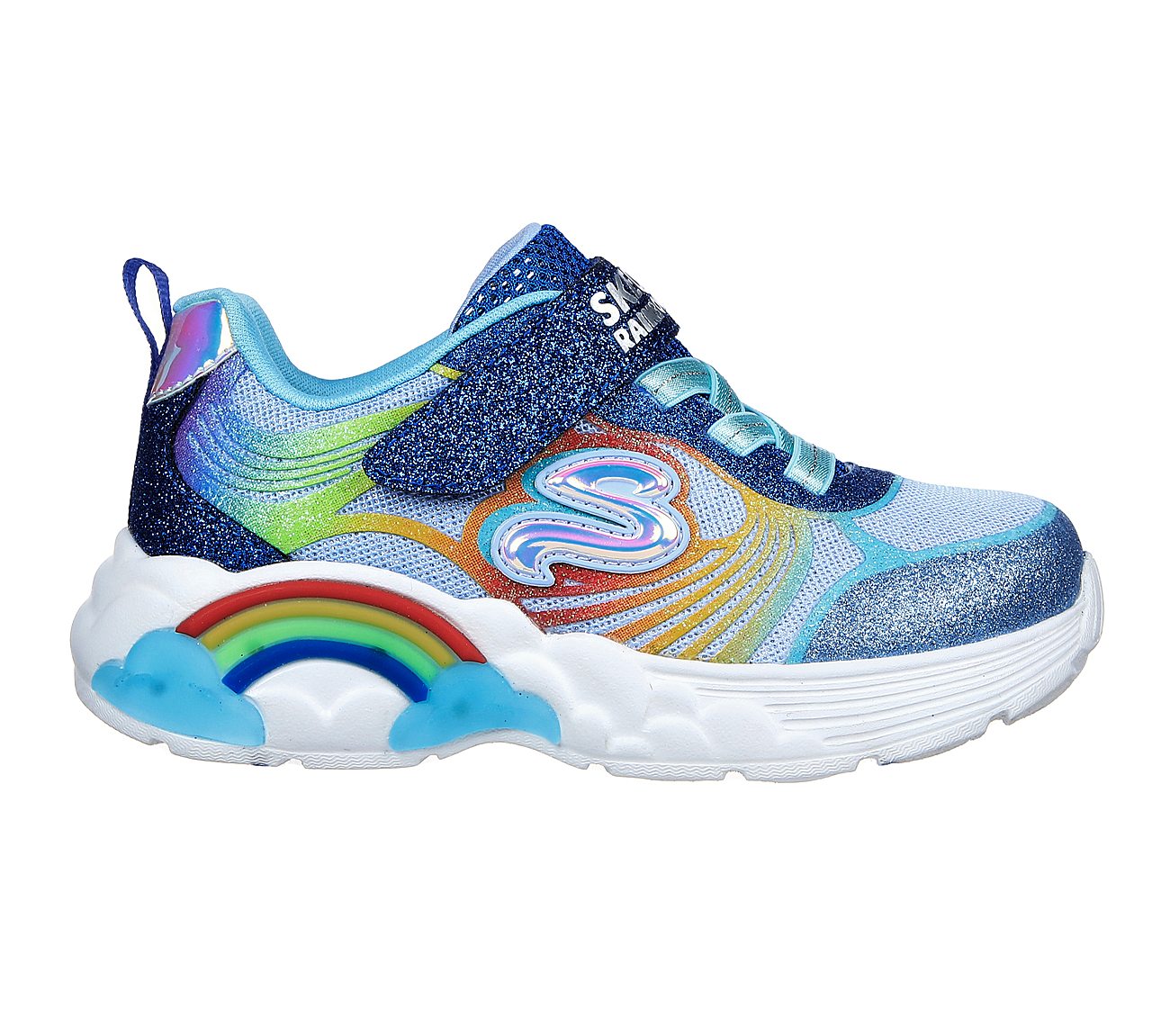 Skechers rainbow 2024 tennis shoes