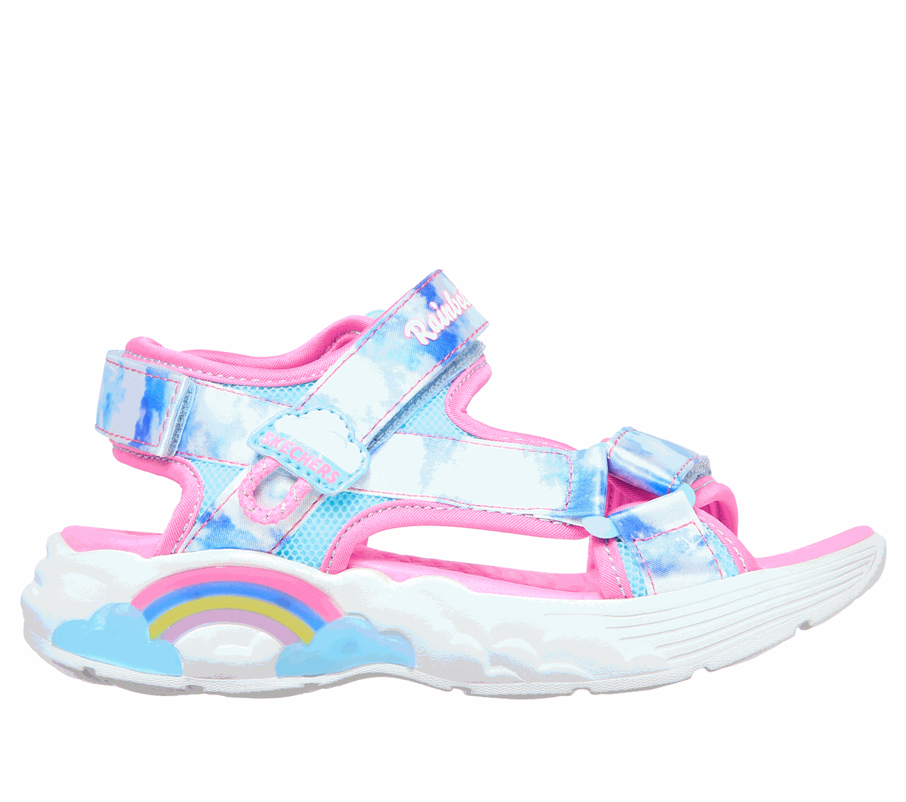 Buy SKECHERS Rainbow Racer Sandal - Summer Sky SKECHERS S-Lights Shoes