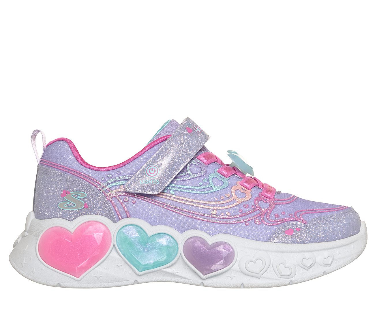 S Lights: Enchanted Heart Lights — PURPLE