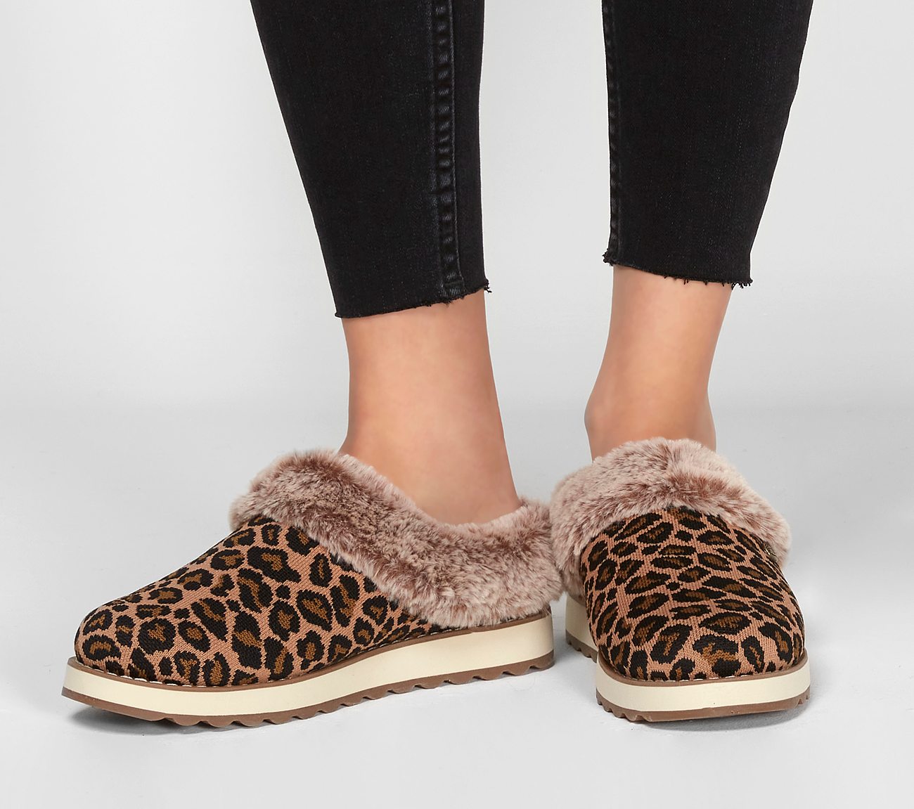 bobs animal print slippers