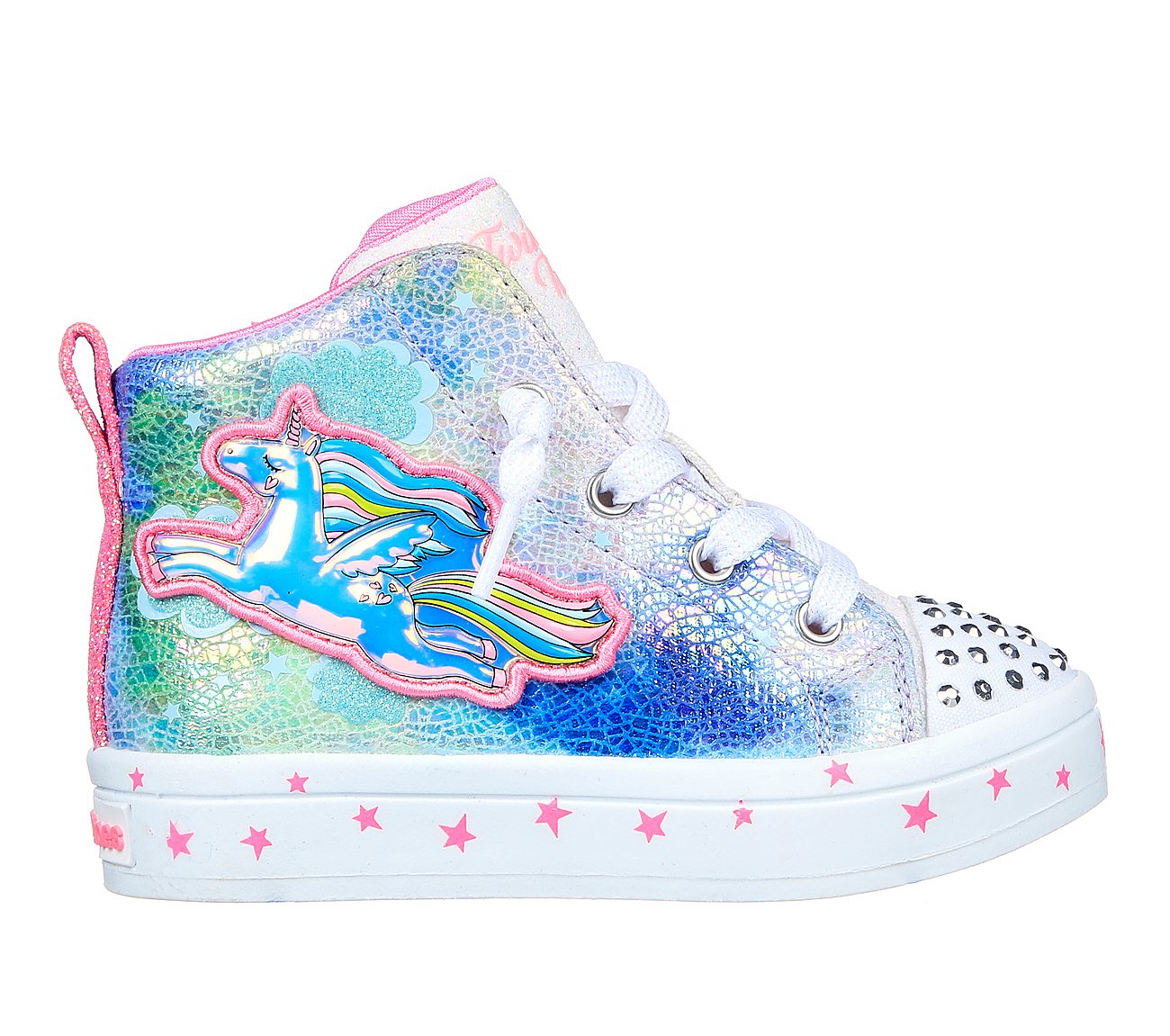 Skechers Girl's Memory Foam Light up Unicorn Dreams Sneaker Purple Size 3.5  | eBay