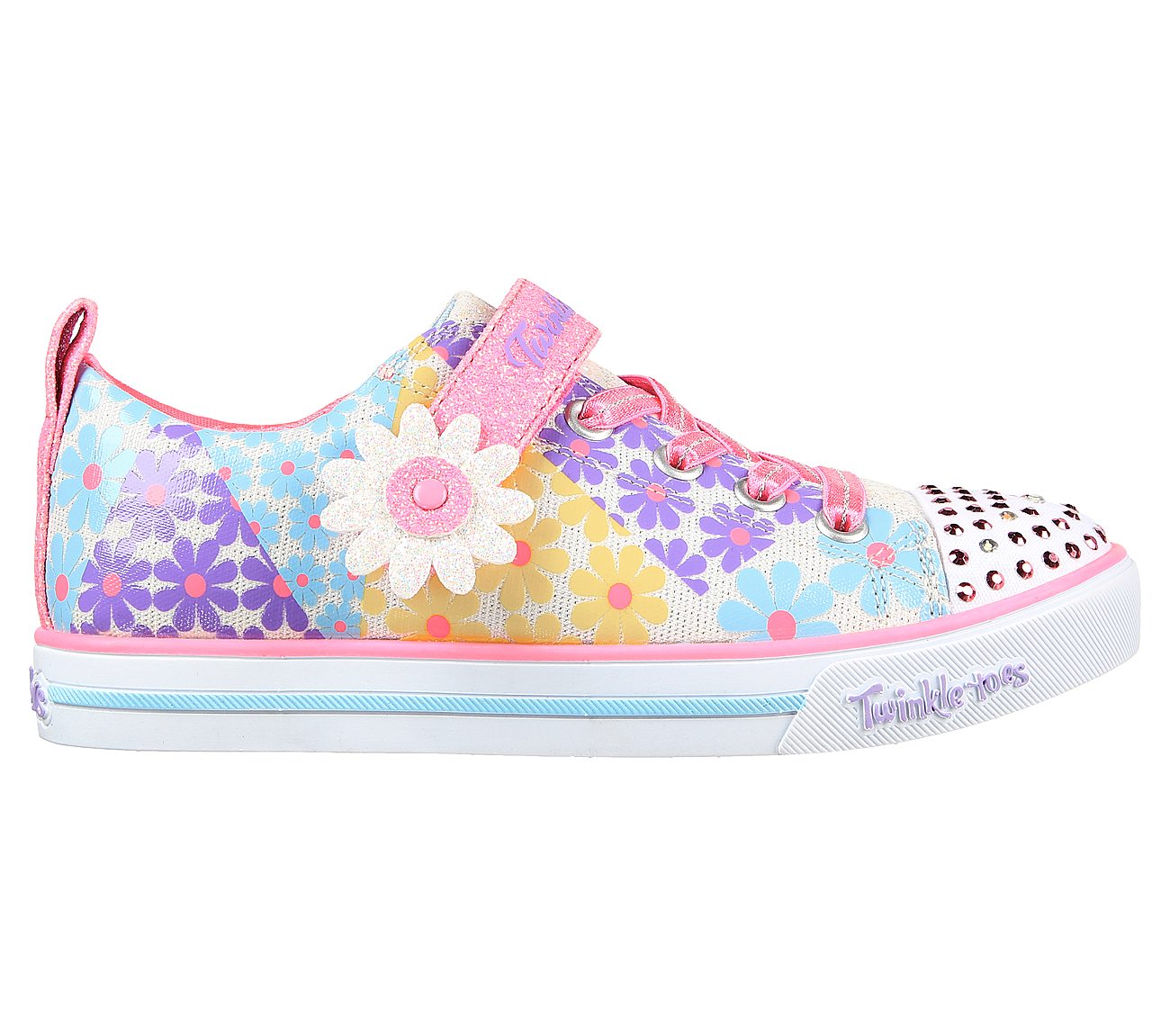 Milieuvriendelijk envelop Geweldig Buy SKECHERS Girl's Twinkle Toes: Sparkle Lite - Super Blooms Twinkle Toes  Shoes