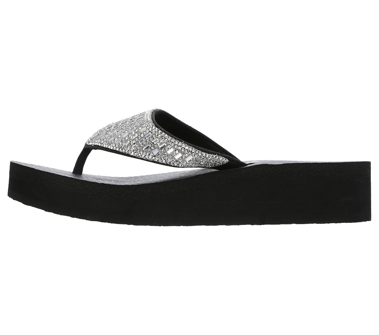 skechers cali vinyasa wedge flip flop