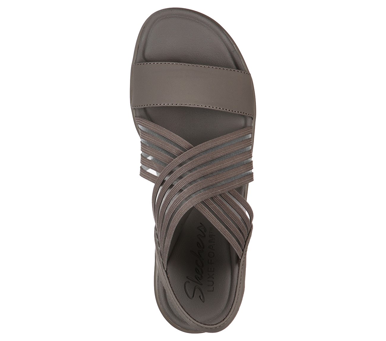 skechers bumblers stop & stare wedge sandal