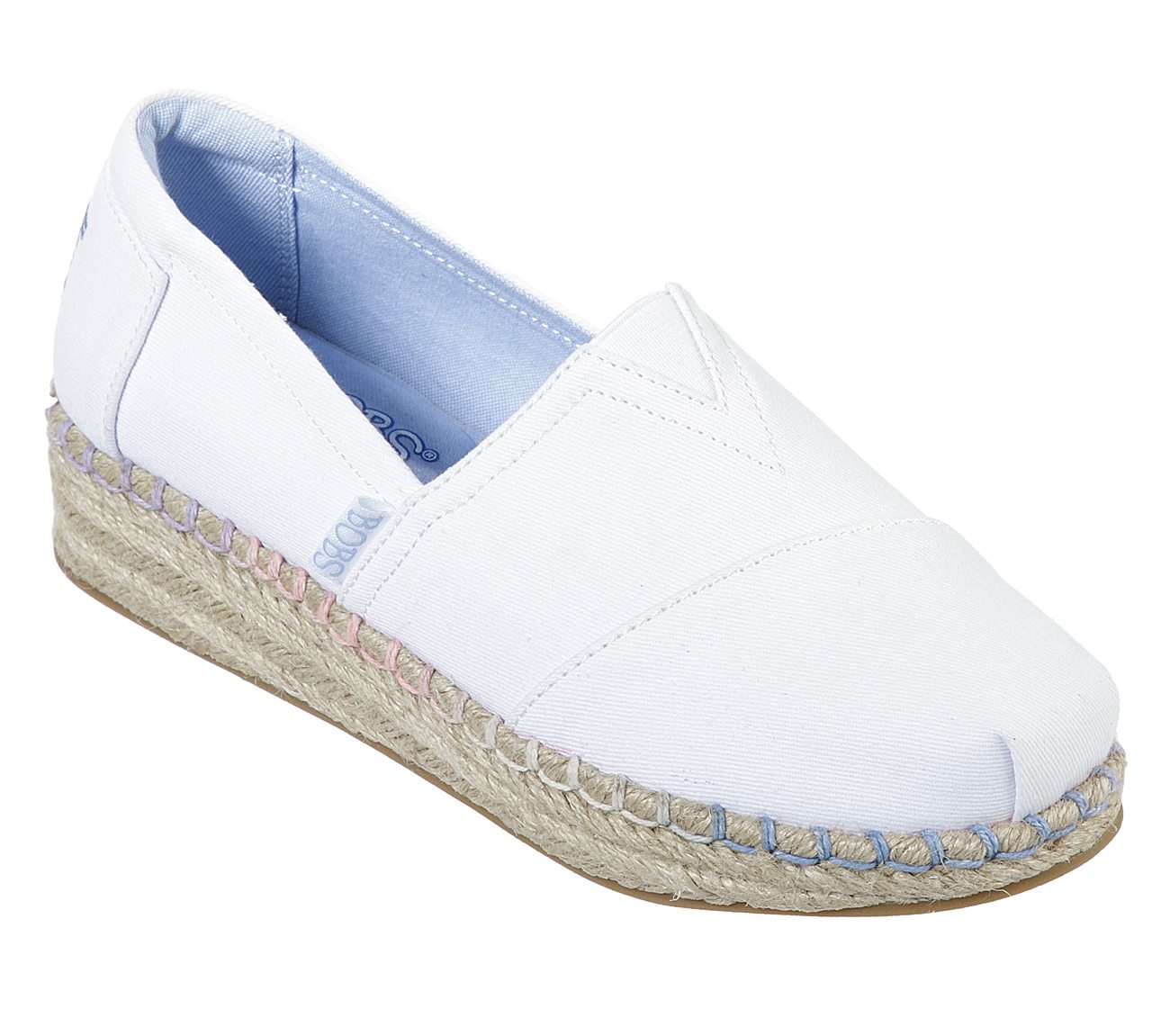 white bobs shoes