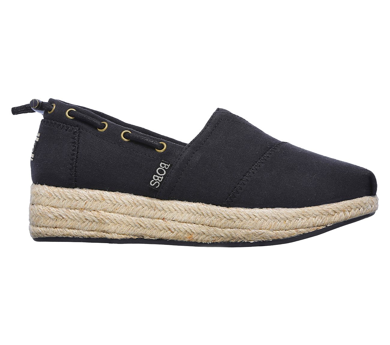 bobs from skechers wedge espadrille memory foam