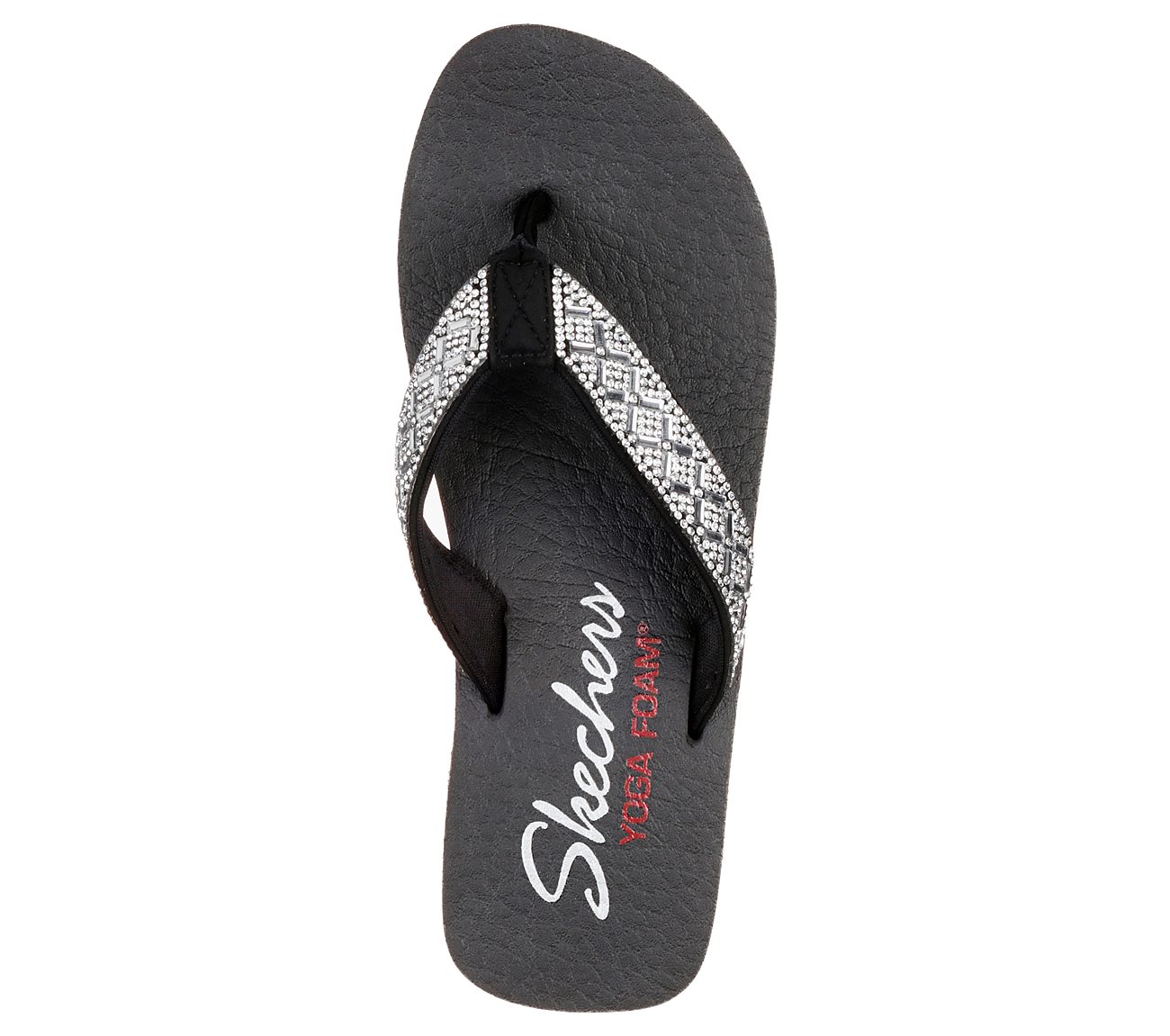 skechers cali vinyasa wedge flip flop