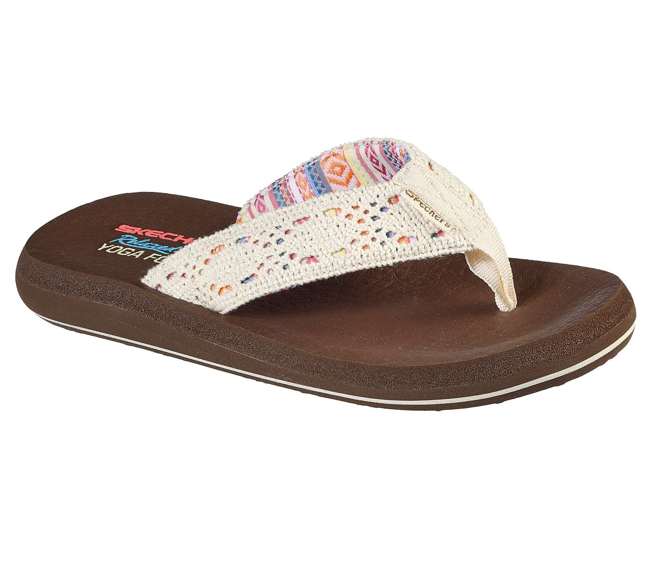 skechers asana flip flops