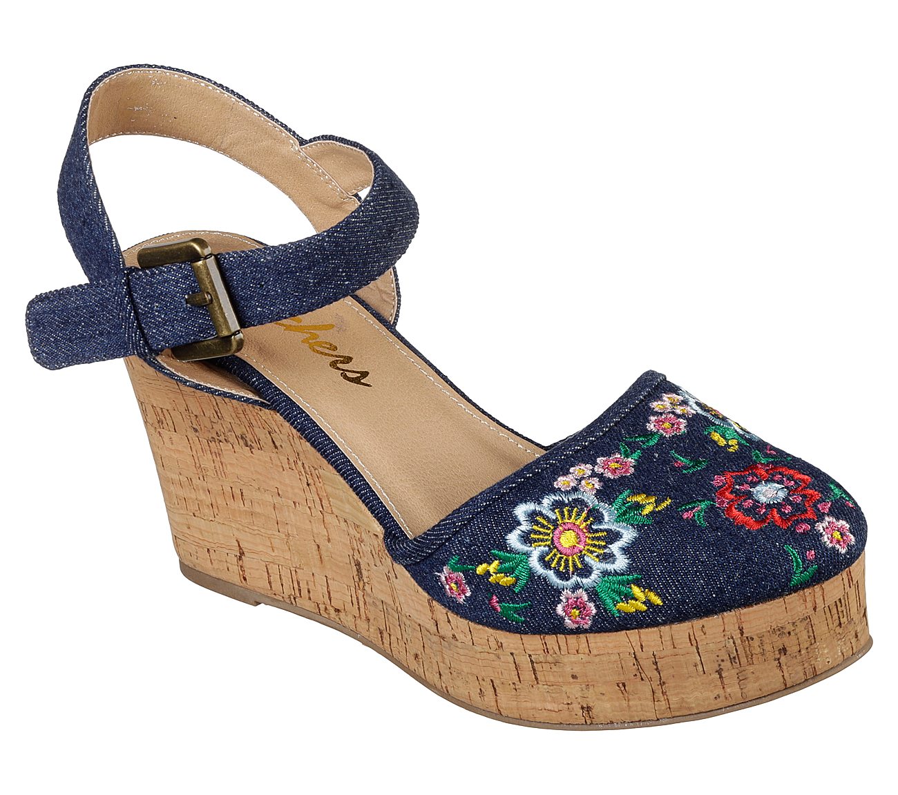 skechers cali women's turtledove platform sandal