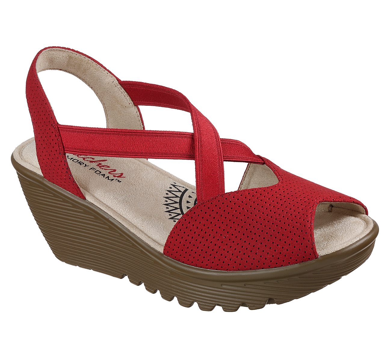 skechers trapezoid red