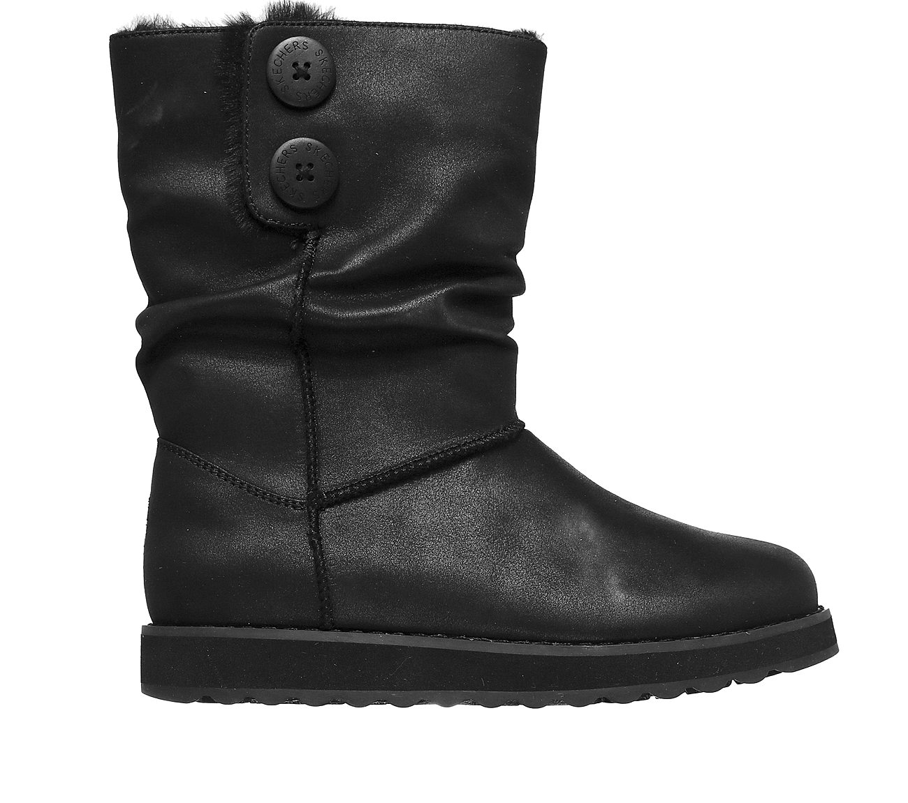 skechers black keepsake boots