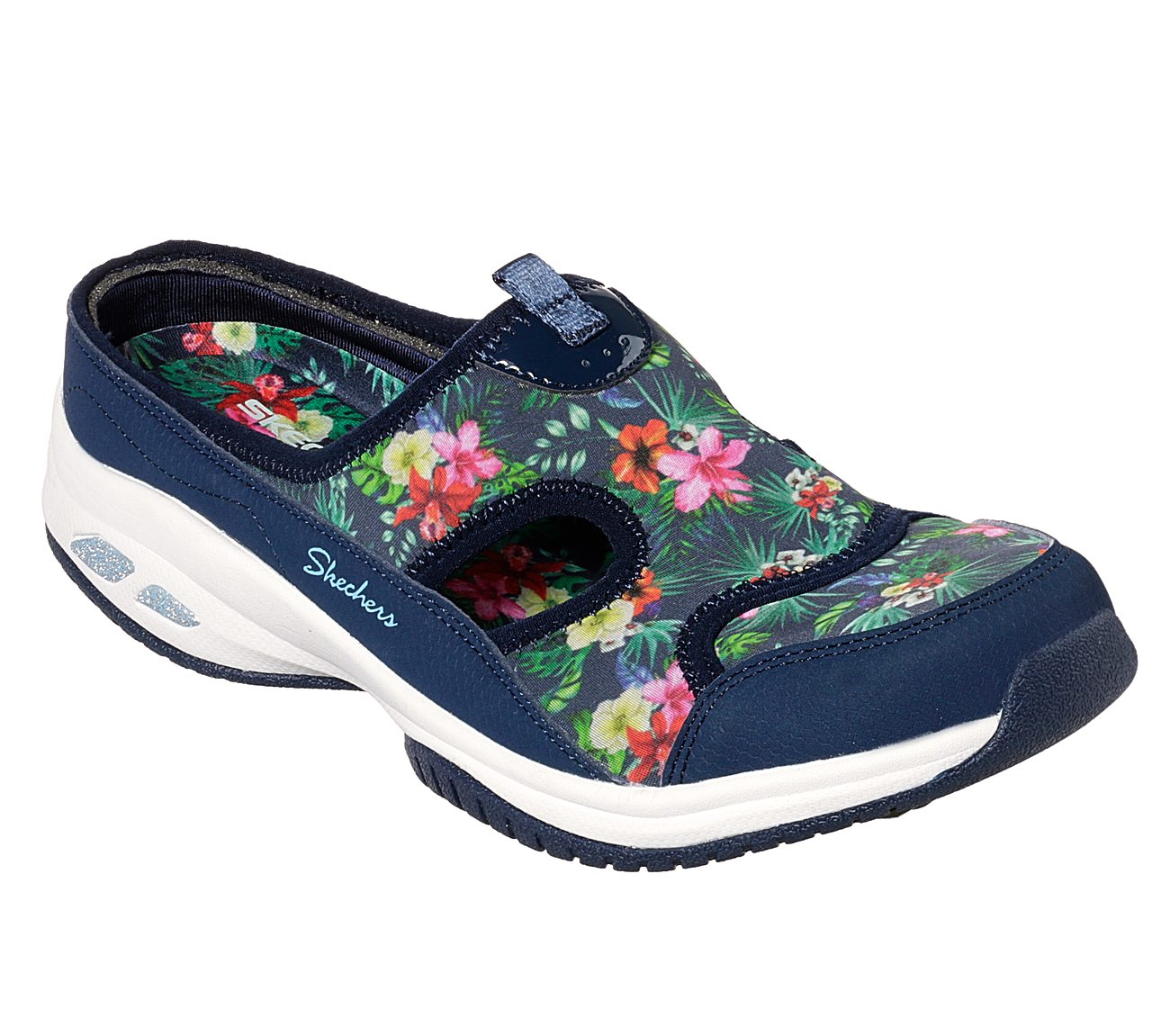 skechers women's floral print sneaker