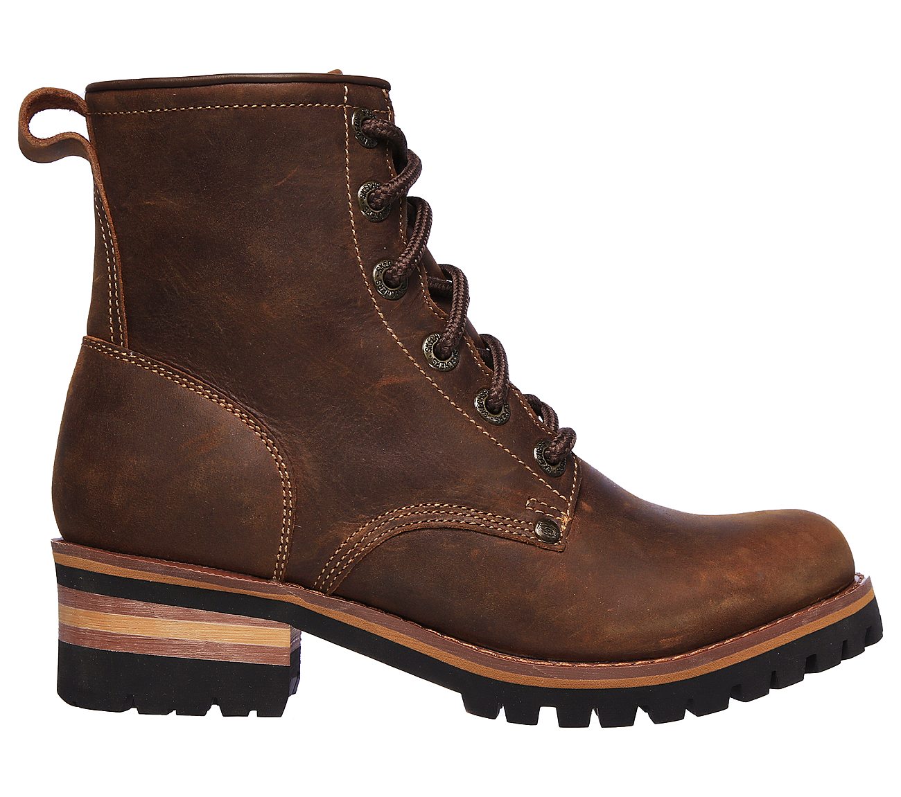 skechers boots brown