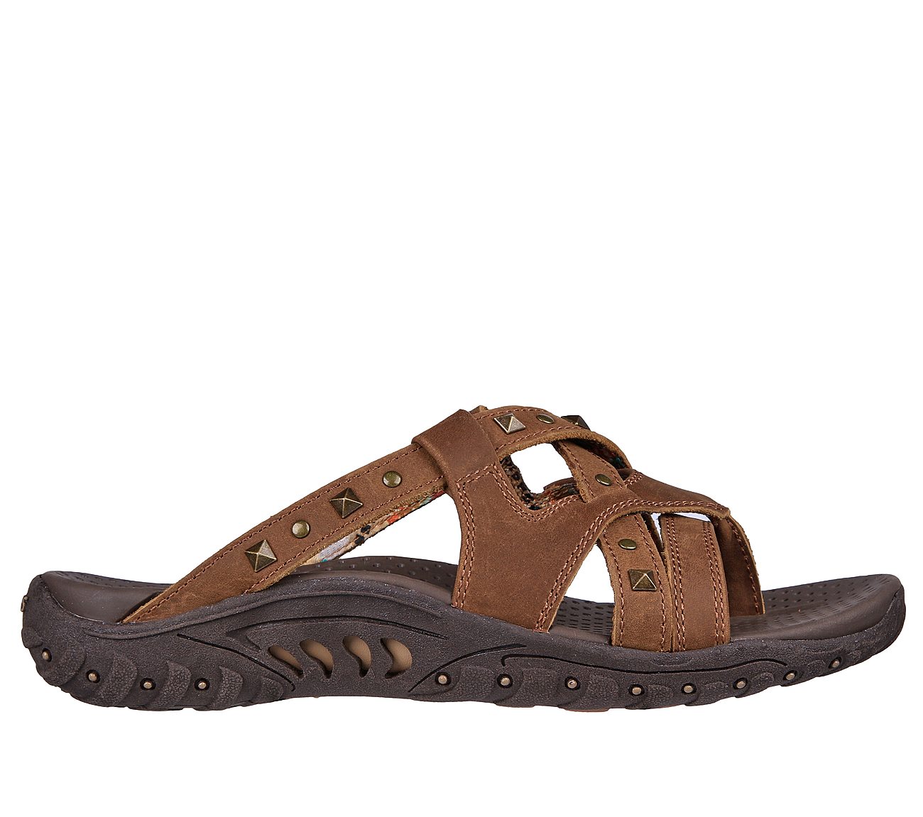 skechers leather sandals