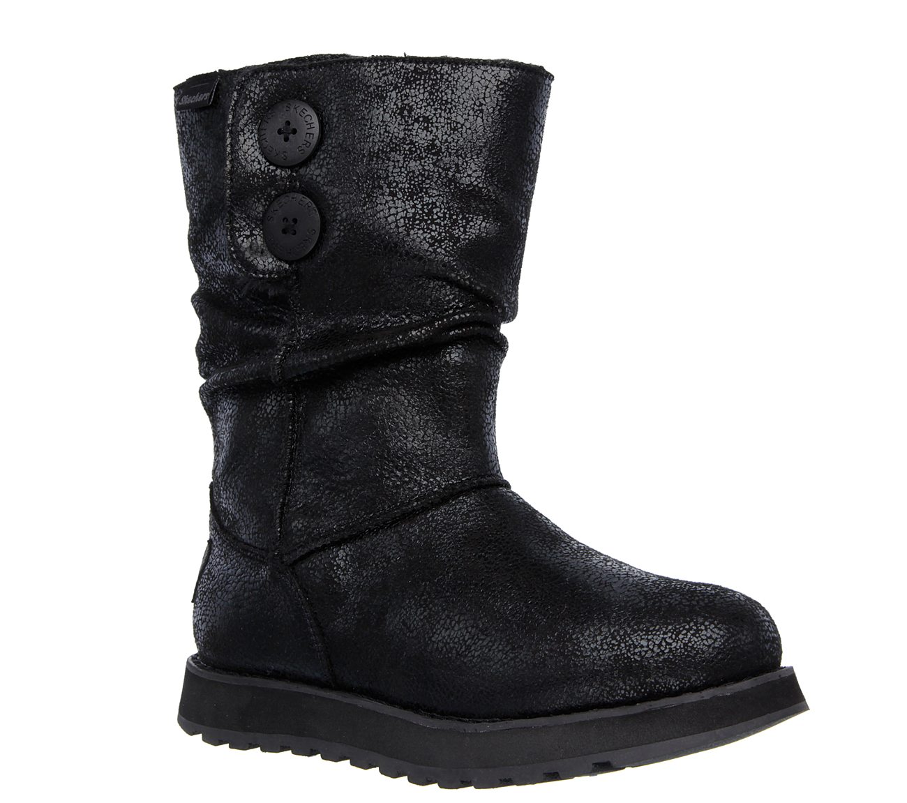 skechers keepsakes leather esque women's waterproof boots