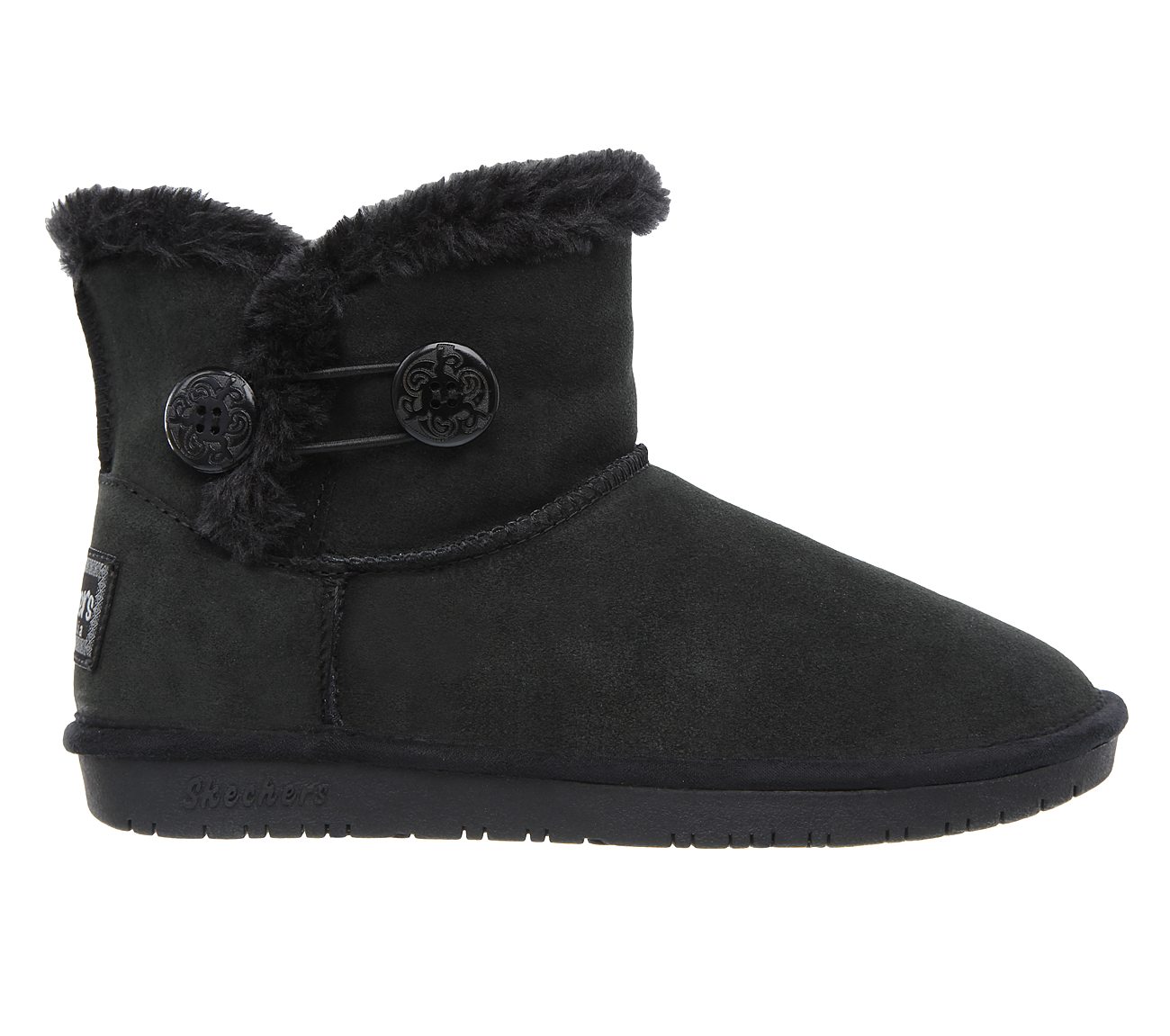 skechers shelby suede ankle boot