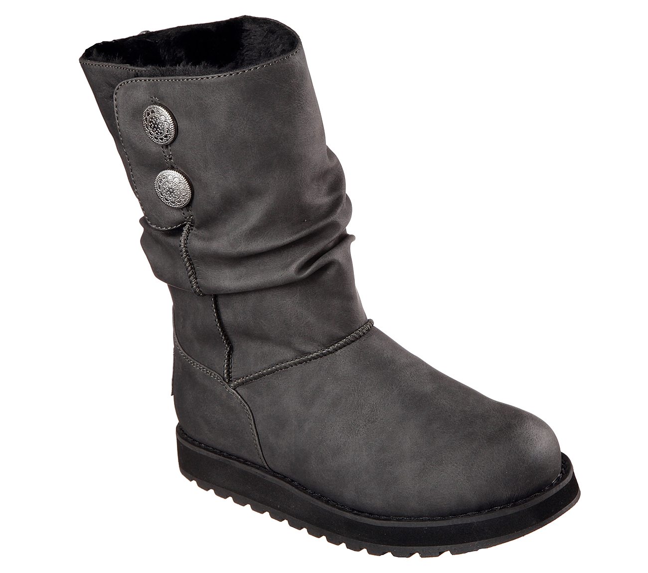 Buy SKECHERS Keepsakes - Leatherette Casual Boots Shoes