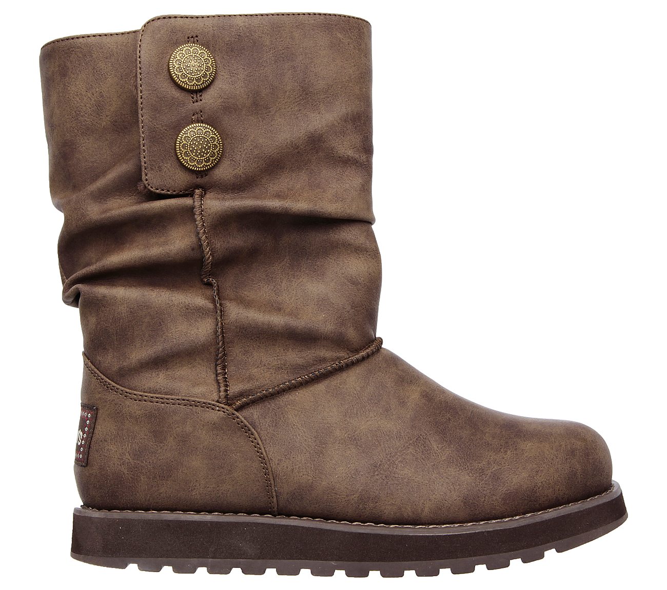 skechers leatherette boots