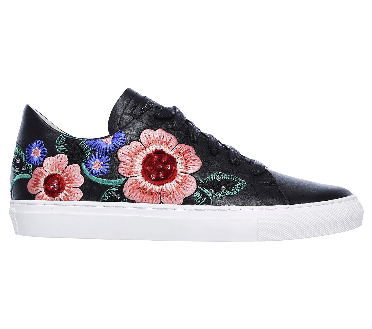 skechers vaso embroidered floral trainers
