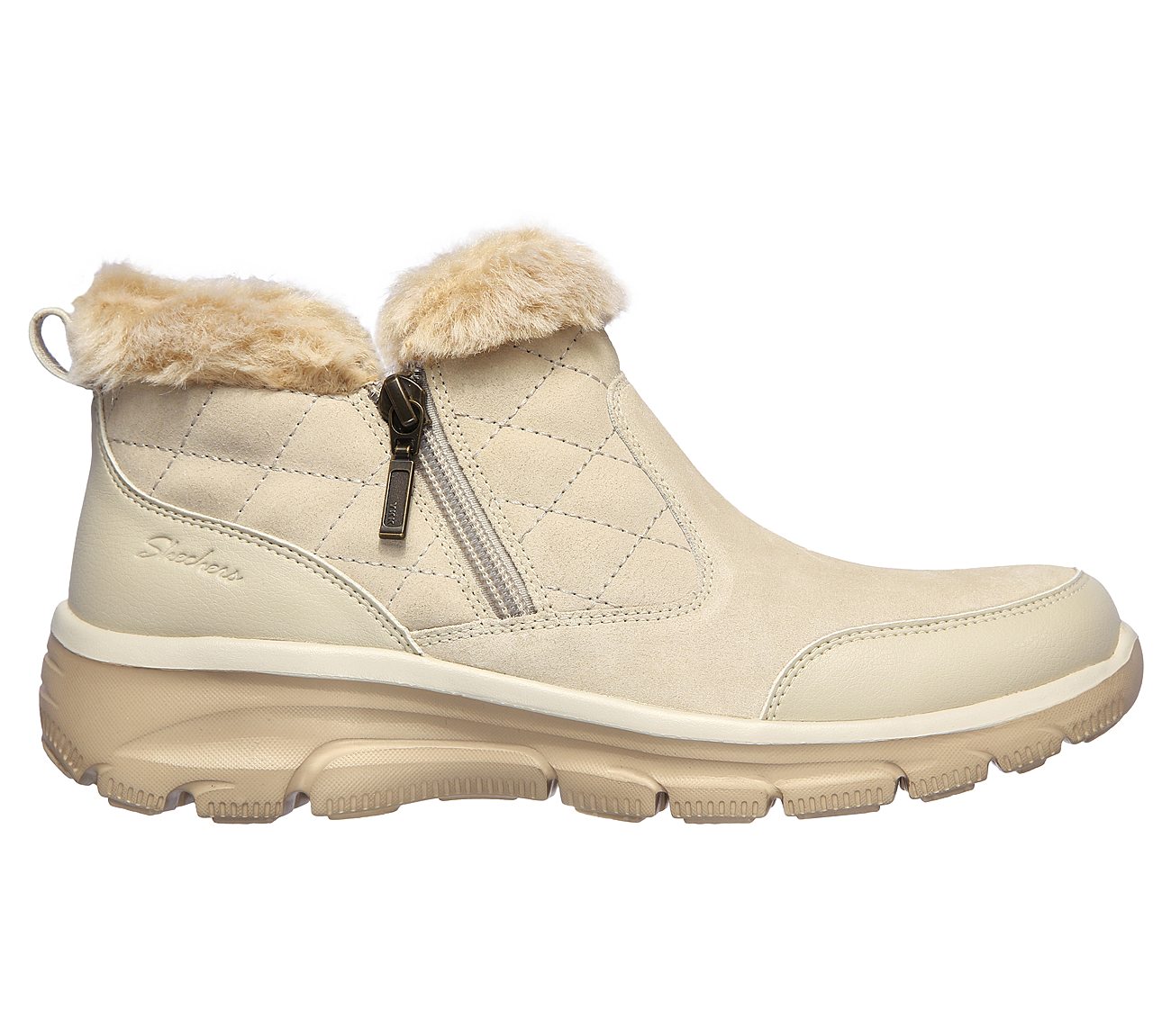 skechers relaxed fit easy going high zip women's ankle boots