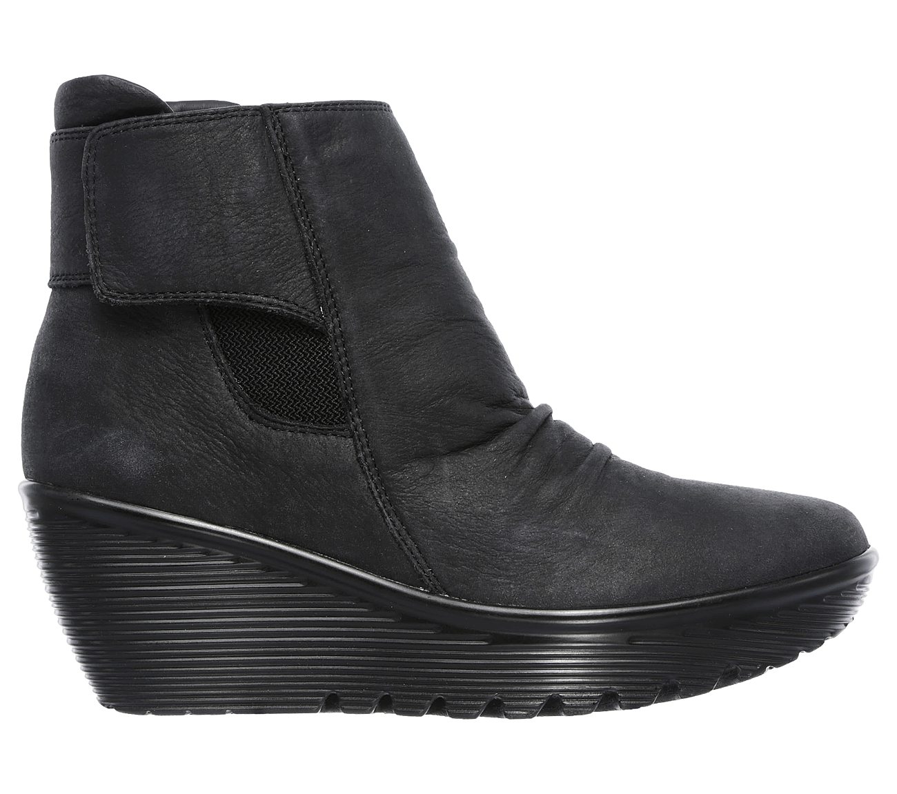 skechers black ankle boots