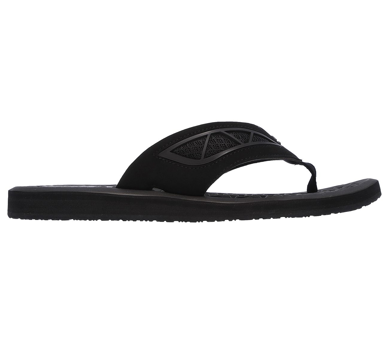 men's skechers relaxed fit memory foam flip flops