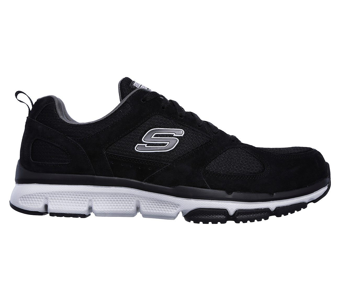 skechers relaxed fit white