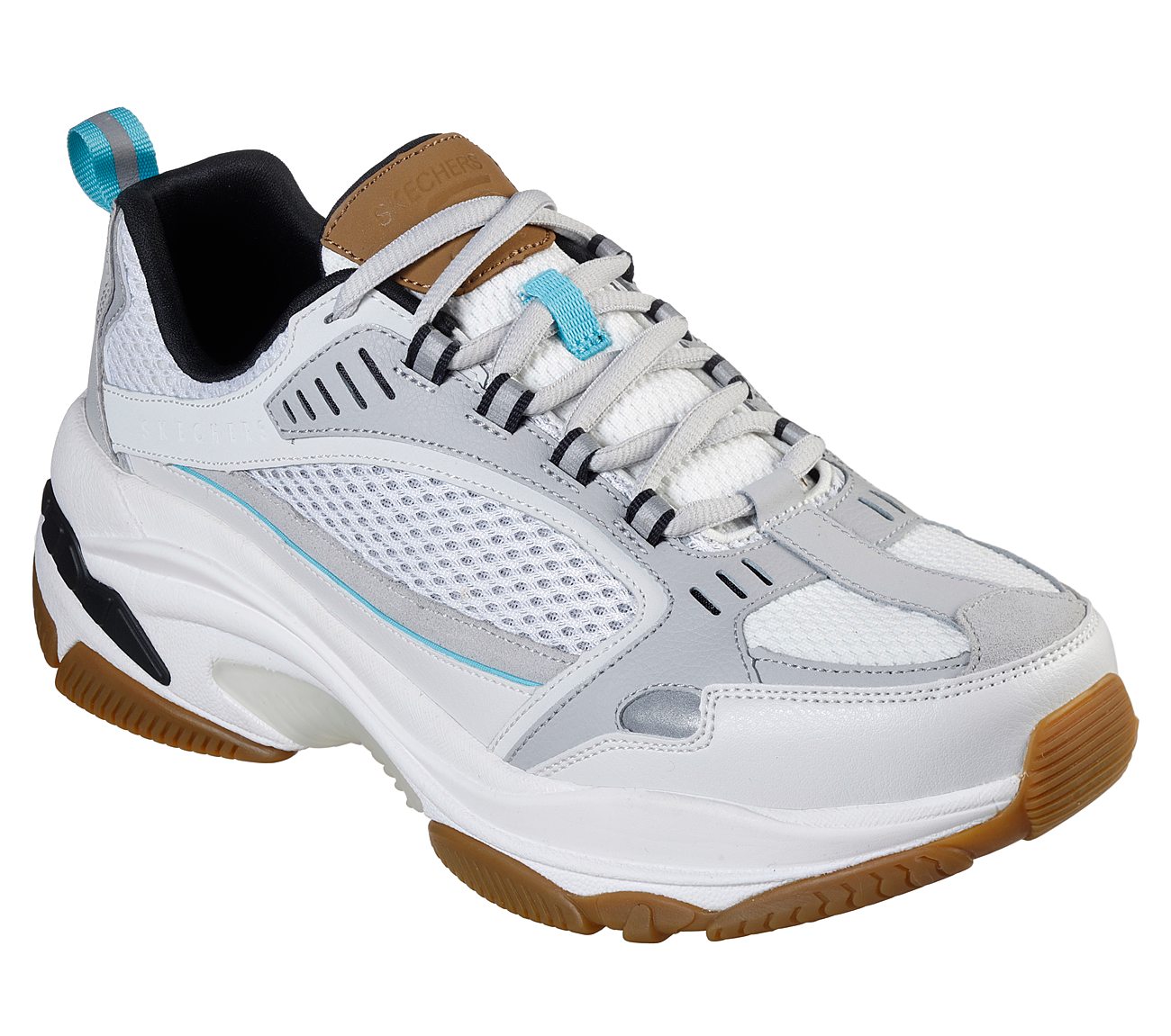 skechers leather textile upper