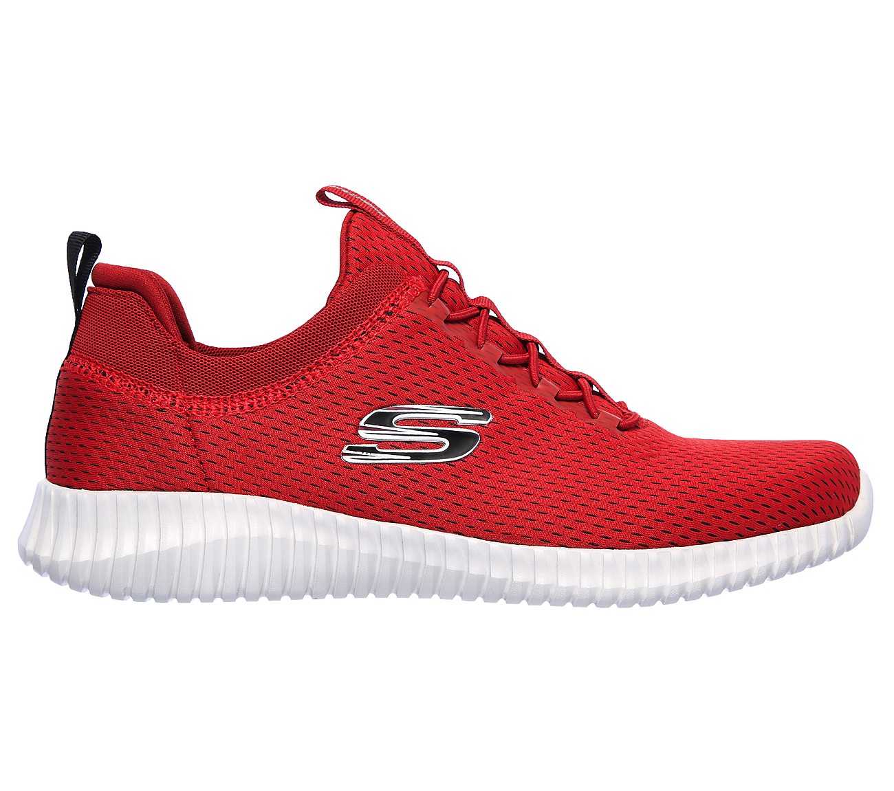 skechers boots red