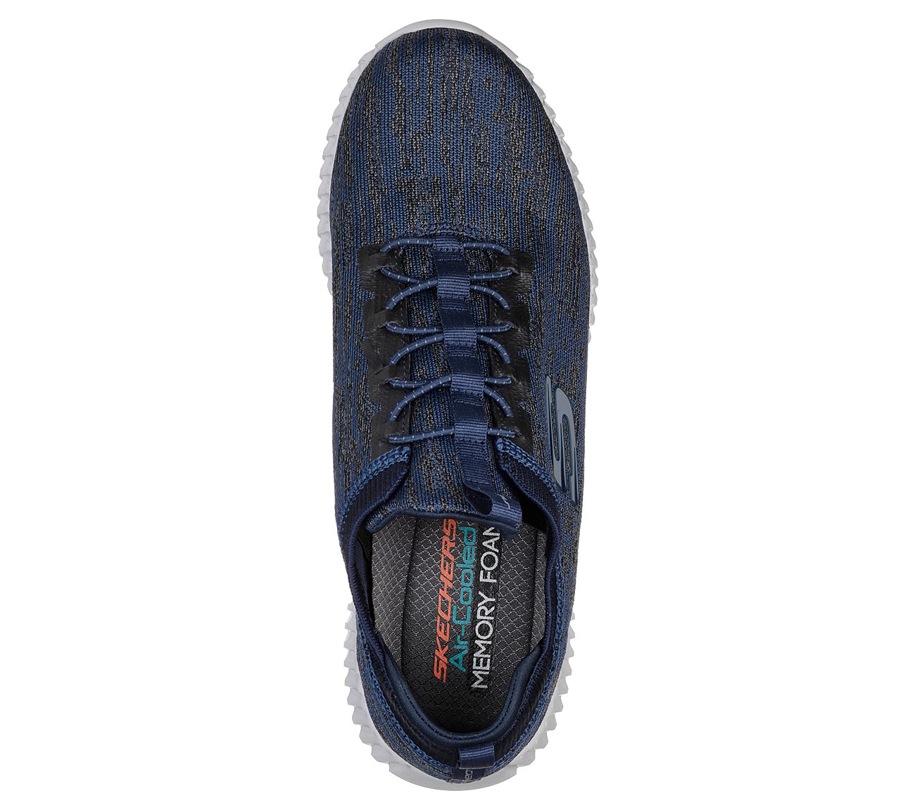 skechers flex sole hombre plata