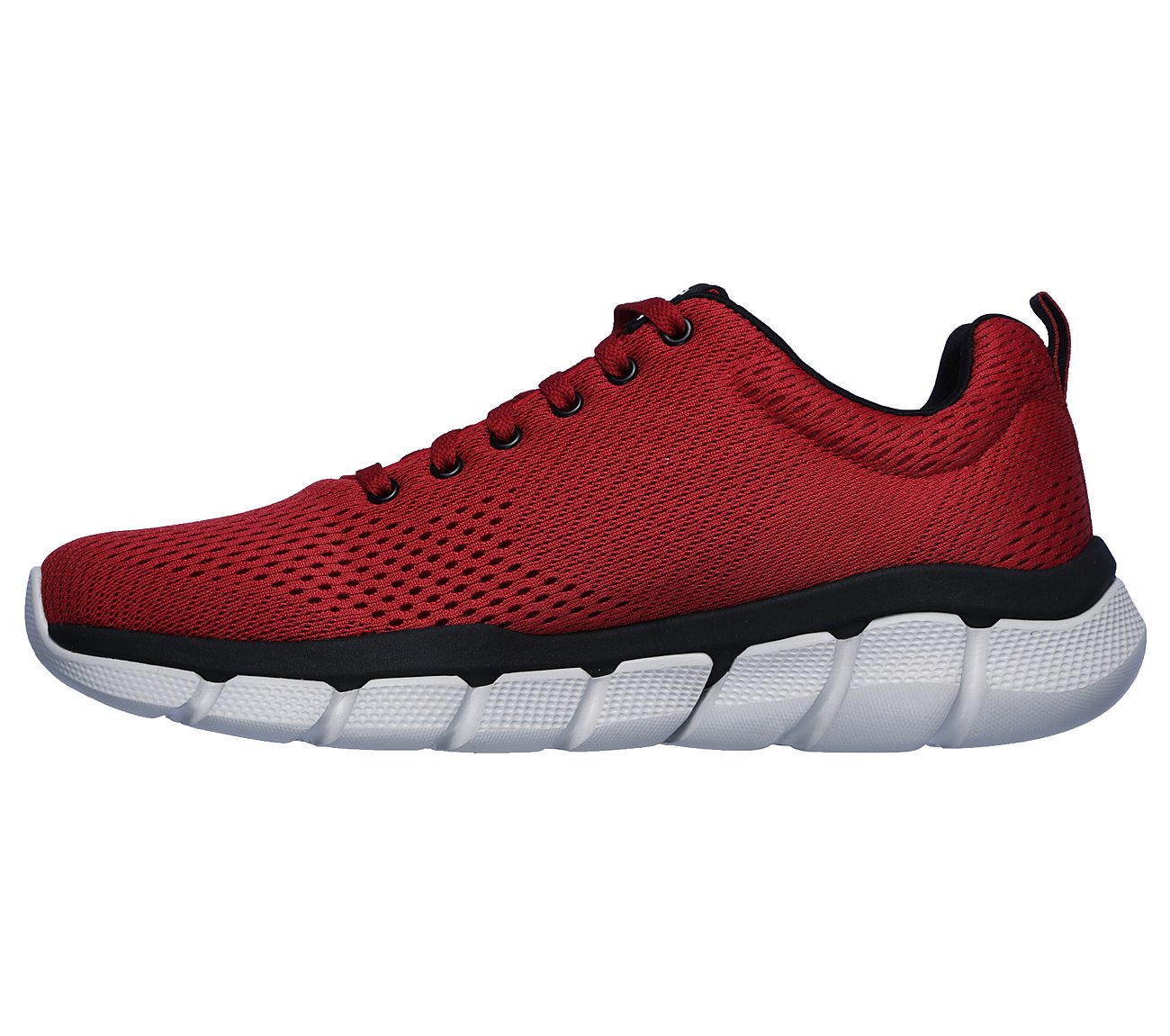 skechers relaxed fit hombre rojas