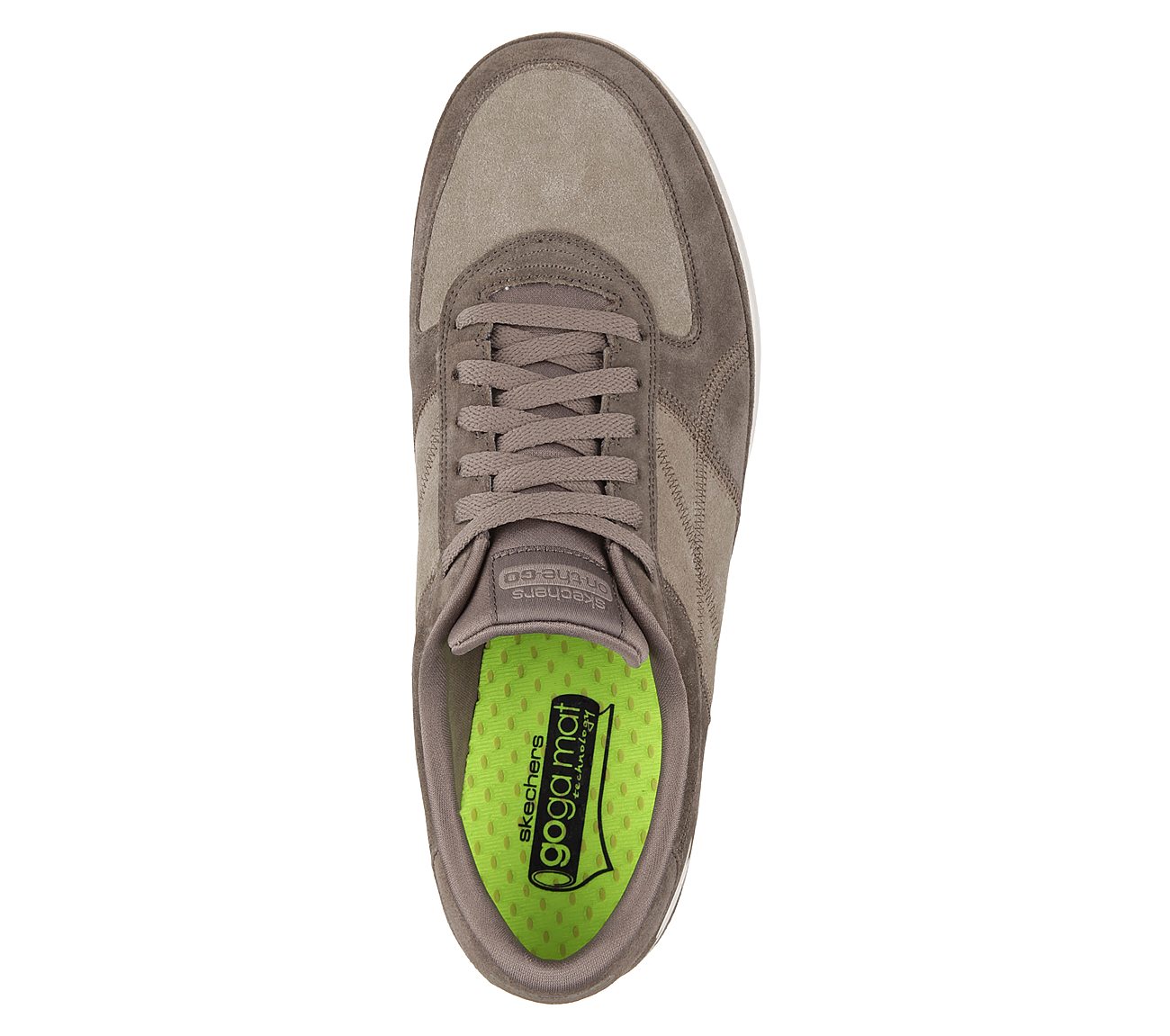 skechers lace up sneakers gris