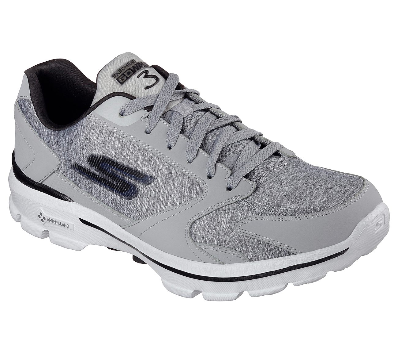 skechers go walk 3 mens lace up