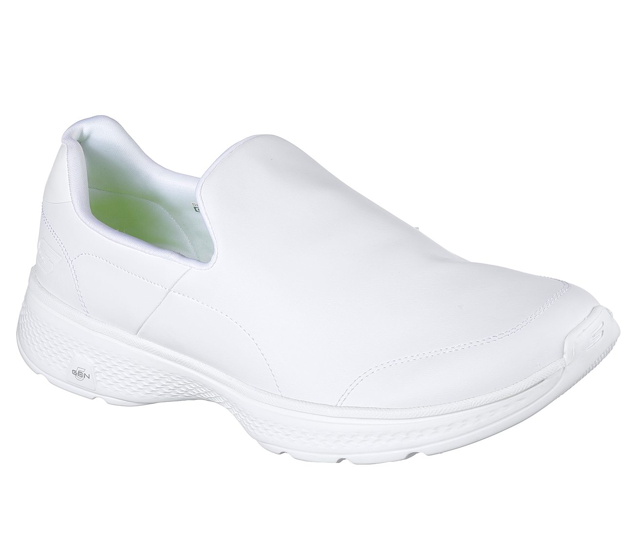 white skechers nursing shoes